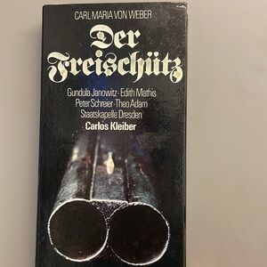 Der Freischutz The Freeshooter Marksman German Opera Weber Kleiber 3 cassettes